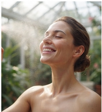 Creatividad de cosmética: rutina facial